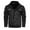 Black, variant on Leather Jacket Mens Winter Coats Turtleneck Long Sleeve Men'S Autumn Winter Vintage Turn-Down Collar Solid Imitation Leather Coat Hoodie Brown M