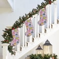 thumbnail image 5 of Lsque Cartoon Donuts Pattern 18 Inch Christmas Stockings, Festive Holiday Stocking for Christmas Decorations Holiday Decor, 5 of 8