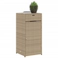 thumbnail image 5 of vidaXL Patio Storage Cabinet Tool Organizer Outdoor Furniture Poly Rattan, 5 of 79