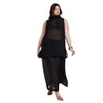 thumbnail image 4 of ELOQUII Women's Plus Size Sheer Printed Organza Skirt, 4 of 4