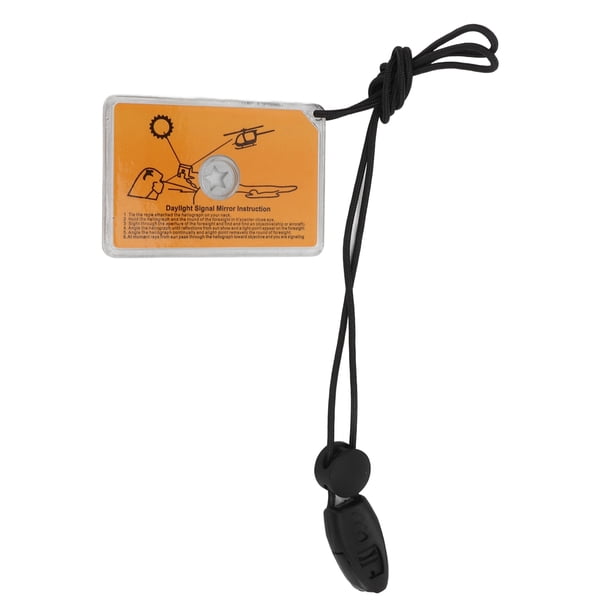 Miroir De Signalisation De Survie – Accessoire Camping Réfléchissant – Acrylique