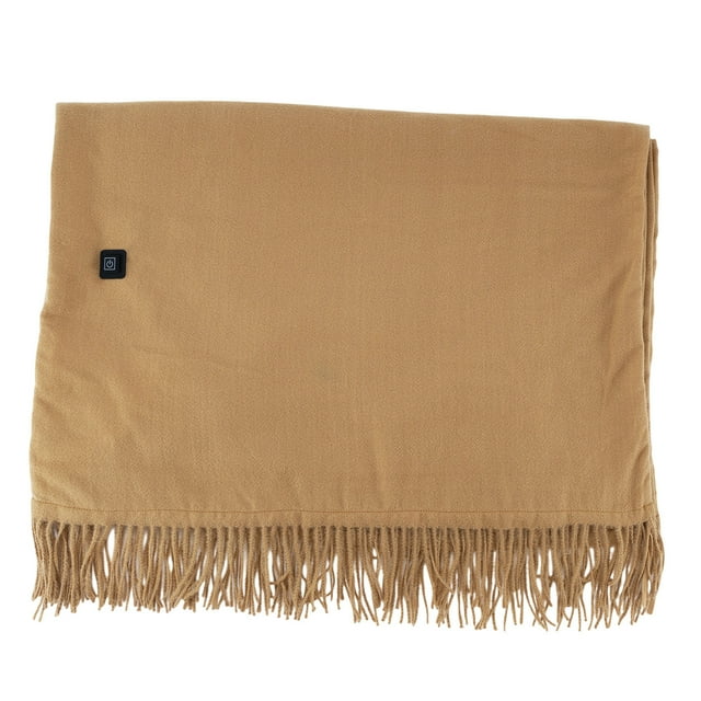 Usb Three Mode Heating Heating In Autumn And Winter Heated Shawl Wraps For Corded Heated Blanket Soft Zipper Shawl Wraps 2025 Winter Warm USB Powered Heating Scarf Blanket Grey