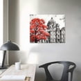 thumbnail image 3 of GOSMITH  black, white, and red contemporary wall art, Berlin street painting, romantic frame art, wall decoration prints, 3 of 4