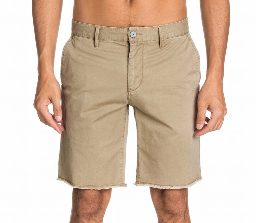 mens cut off chino shorts