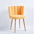 thumbnail image 6 of Historyli Go5H 2Pcs Dining Chairs, Ergonomic Accent Leisure Chairs With Comfortable Backrest, Upholstered Chairs With Metal Legs,For Living Room, Dining Room, 6 of 9