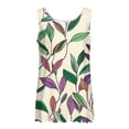 thumbnail image 5 of Levmjia Women Sleeveless Tank Tops Summer Casual Loose Fit Round Neck Soft Cotton Comfortable Stretchy Breathable for Daily Wear Workout Street Style, 5 of 5