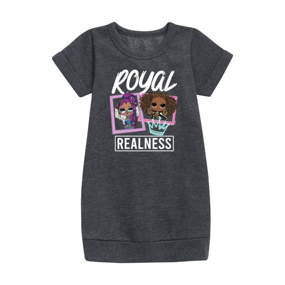 LOL OMG! Fashion Dolls - Royal Realness - Toddler & Youth Girls Fleece Dress