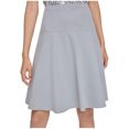 thumbnail image 1 of Calvin Klein Womens Fit & Flare Side-Zip Flared Skirt, 14, 1 of 1