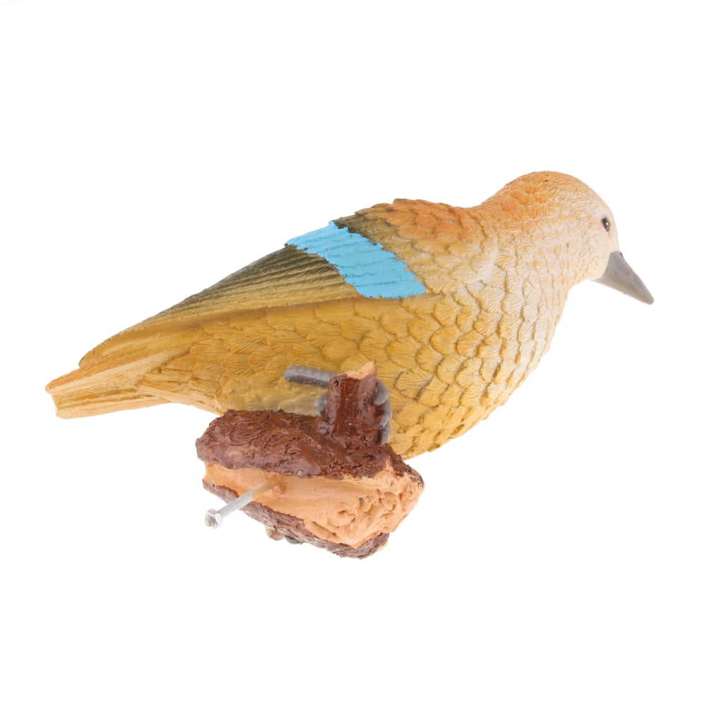 Set De 4 Pájaros Decorativos De Resina - Figuras Para Jardín, Exterior O Interior, Colores Vivos, Aprox. 7x5 Cm