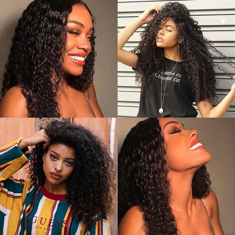 Ustar Deep Wave Human Hair Bundle Brazilian Virgin Hair 12 inch Deep Wave 1 Bundle 100% Unprocessed Natural Black Color Double Weft for Black Women