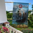 thumbnail image 5 of God of Wars -bandera de jardín temática. Regalo perfecto para fans, amigos y familiares, ideal para actividades al aire libre y decoración de fiestas.28CM*45CM, 5 of 5