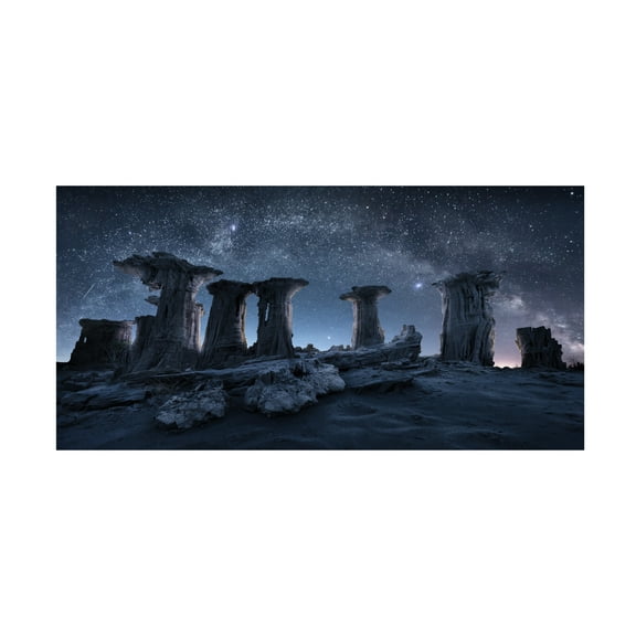 Trademark Fine Art Simon Xu Primival Arch And Columns Canvas Wall Art