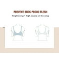thumbnail image 5 of Yoyauz Women's Sports Bra Gym Sports Bra Tops Mesh Hollow Breathable Bra Detachable Pads Plus Size Running Fitness Sports Bra, 5 of 11