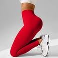 thumbnail image 5 of Celsior Compression Leggings 3D High Waisted Leggings Tummy Shaping Pants Slim Move Cellulite Leggings Anti Cellulite Leggings Workout Yoga Pants No Curling Lift Pants Resistance Band Leggings Red M, 5 of 5