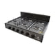 thumbnail image 5 of Estufa de mesa para gas con 6 quemadores de aluminio y lámina acero negro SUPRA Parrilla 6Q-POP, 5 of 7