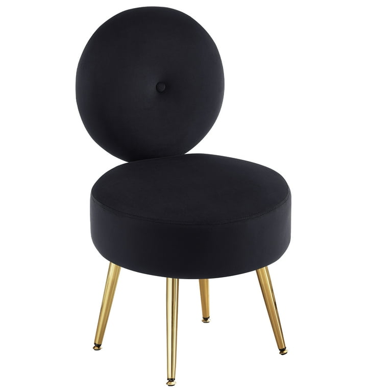 Black and gold dressing table chair discount
