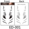 Bangs Sticker 18 Styles Popular Waterproof Fake Hair Fringe Edge