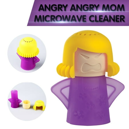 

LNKOO Angry Mom Microwave Cleaner - Angry Mom Mad Creay Mama Microwave Oven Cleaner High Temperature Steam Cleaning Equipment Tool Easily Crud Steam Cleans Add Vinegar and Water for Kitchen