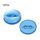 thumbnail image 3 of Uxcell 12 piezas 20L botones de costura redondos azul zafiro 12.5mm 1/2" resina 2 agujeros botón de ojo de pez para decoración de manualidades, 3 of 6