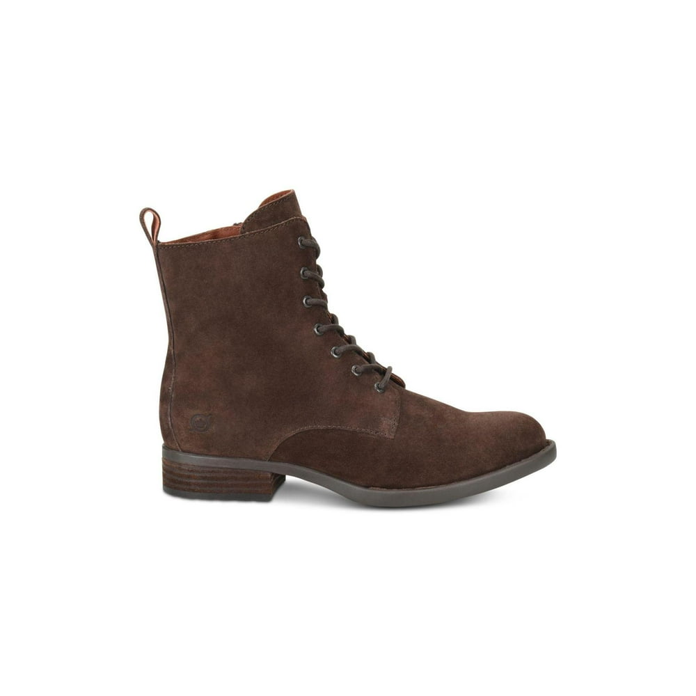 Born Born Womens Remy Leather Closed Toe Ankle Combat Boots Walmart