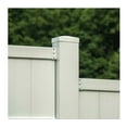 thumbnail image 2 of Freedom Aluminum White Fence Brackets, Powder Coated Finish, For Vinyl Fencing, 2 of 9