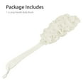thumbnail image 6 of Loofah Sponge Back Scrubber - Shower Brush/Body Back/Mesh Brush with Long Handle, Men Women Exfoliating Bath Shower Body Brush - Handheld Luffa Pouf for Body, Face Washing - Spa Wash, 6 of 9