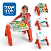 Fisher-Price Laugh & Learn 4-in-1 Activity Table & Easel, Electronic Learning Toy for Baby & Toddler
