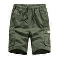 thumbnail image 1 of Men's Casual Shorts for Summer - Lightweight Breathable Everyday Wear Practical Weekend Basic Shorts Comfortable Fit for Men, 1 of 2