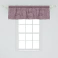 thumbnail image 2 of Ambesonne Abstract Window Valance, Random Cubes Arrangement, 42" x 18", Dark Purple Grey Blush, 2 of 3