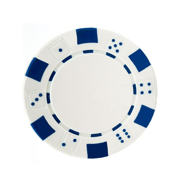 WE Games Jetons de Poker en Argile, 11,5 Grammes, Ensemble de 25, Blanc
