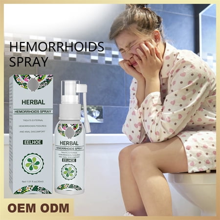 JFY Hemorrhoids Spray Natural Herbal Hemorrhoids Spray Formula Hemorrhoid Treatment Spray Natural Formula Natural Hemorrhoids Spray Alleviate Pain Hemorrhoids Ointment