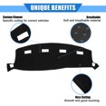 thumbnail image 3 of Unique Bargains Cubierta para salpicadero de consola central de coche compatible con Dodge para Ram 2002-2005 protectora de poliéster negro, 3 of 7