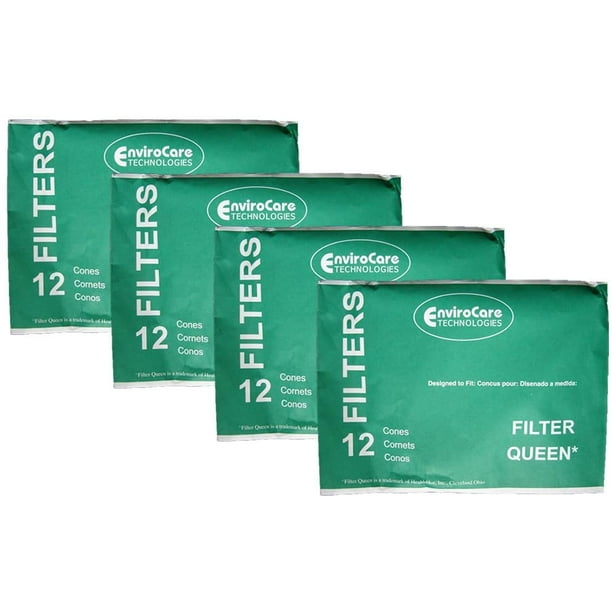 48 Filter Queen 50047 Filters & Cones Majestic RN92 Triple Crown Vacuum