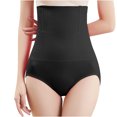 thumbnail image 2 of EQWLJWE Shapewear for Women Thong Underwear High Waist Panties Seamless Cool Briefs Compression Stomach Butt Shapewear Black(M-4Xl), 2 of 3