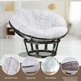 thumbnail image 4 of Hudson Comfort Papasan Microfiber Fabric Cushion Cover, 50", White, 4 of 7