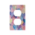 thumbnail image 3 of Switch Panel Switch Decoration 2.76x4.53x0.28 Inches Unused Outlet Cover Switch Plate Wall Plates Living Room Kitchen Bedroom Study Switches Pink Heart, 3 of 8