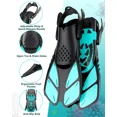 Greatever Mask Fins Snorkeling Gear for Adults, Full Face Snorkel Mask