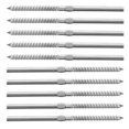 thumbnail image 1 of EeaseCA 10pcs Stainless Steel Right and Left Thread Swage Lag Screws for Cable Railing, 1 of 8