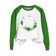 thumbnail image 5 of Ounisa St. Patrick's Day Sweatshirt for Women Clover Graphic T-Shirts Patty's Day Color Raglan Sleeve Tee Tops, 5 of 5