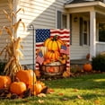 thumbnail image 4 of DefiDgd 12x18inch Bow Pumpkin Pattern Garden Flag,Double Sided Fall Yard Banner Decorative Flag for Thanksgiving Lawn Porch Patio Outdoor Garden Holiday Home Decoration(B), 4 of 6