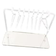 thumbnail image 2 of GROWTH TANK Modern Hangers Clear Acrylic Jewelry Display Rack 8 Hanger Ear Display Stand, 2 of 9