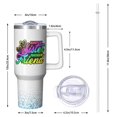 thumbnail image 2 of Unique Sister Gift - 40oz Tumbler with Handle & Straw, Double Wall Vacuum Insulation, Perfect Christmas Birthday Gift for Sister, Bestie, BFF, Best Friend, 2 of 5