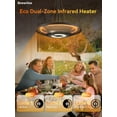thumbnail image 3 of Zardon 1500W Hanging Heater, Electric Hanging Heaters with Smart App-Controlled Remote for Outdoor/Indoor, Garage, Patio, 3 of 7