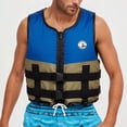thumbnail image 2 of Life Jacket for Adults - USCG Approved Life Vest for Women & Men, Lightweight Flexible Watersports Vest for Boating, Wakeboarding, Kayaking & Jet Skiing, 2 of 5