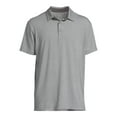 Men’s & Big Men's Jersey Knit Polo Shirt with Short Sleeves, Sizes S3XL