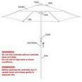 thumbnail image 5 of Abble Outdoor 9ft Patio Umbrella with Crank and Tilt - Blue and Red, 5 of 5