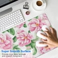 thumbnail image 4 of Long Mouse Pads for Desk,Pioneer Flower Floral Print Pattern Desk Mats on Top Of Desks, Desk Mouse Pad Extra Large with 3mm Non-Slip Base and Stitched Edge for Gaming,Office,Work,Home 31.5"x11.8", 4 of 6