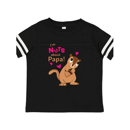 

Inktastic I m Nuts About Papa Gift Toddler Boy or Toddler Girl T-Shirt