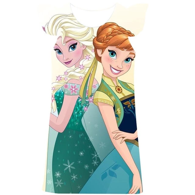Niñas Frozen Elsa vestido dibujos animados Elsa princesa vestido niños disfraz 3D fantasía 2-10 años fiesta de cumpleaños Frozen vestido niño ropa 8T Gao Jinjia LED