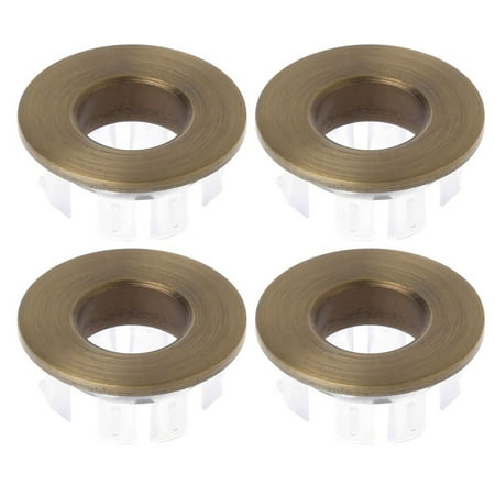 

Rooha 4pc Basin Sink Overflow Cover Six-foot Round Insert Ring Hole Cap Bathroom